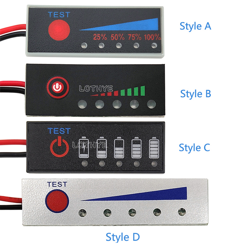 Battery Load Tester - 1S-7S 3.7-25.2V Display intelligente della batteria