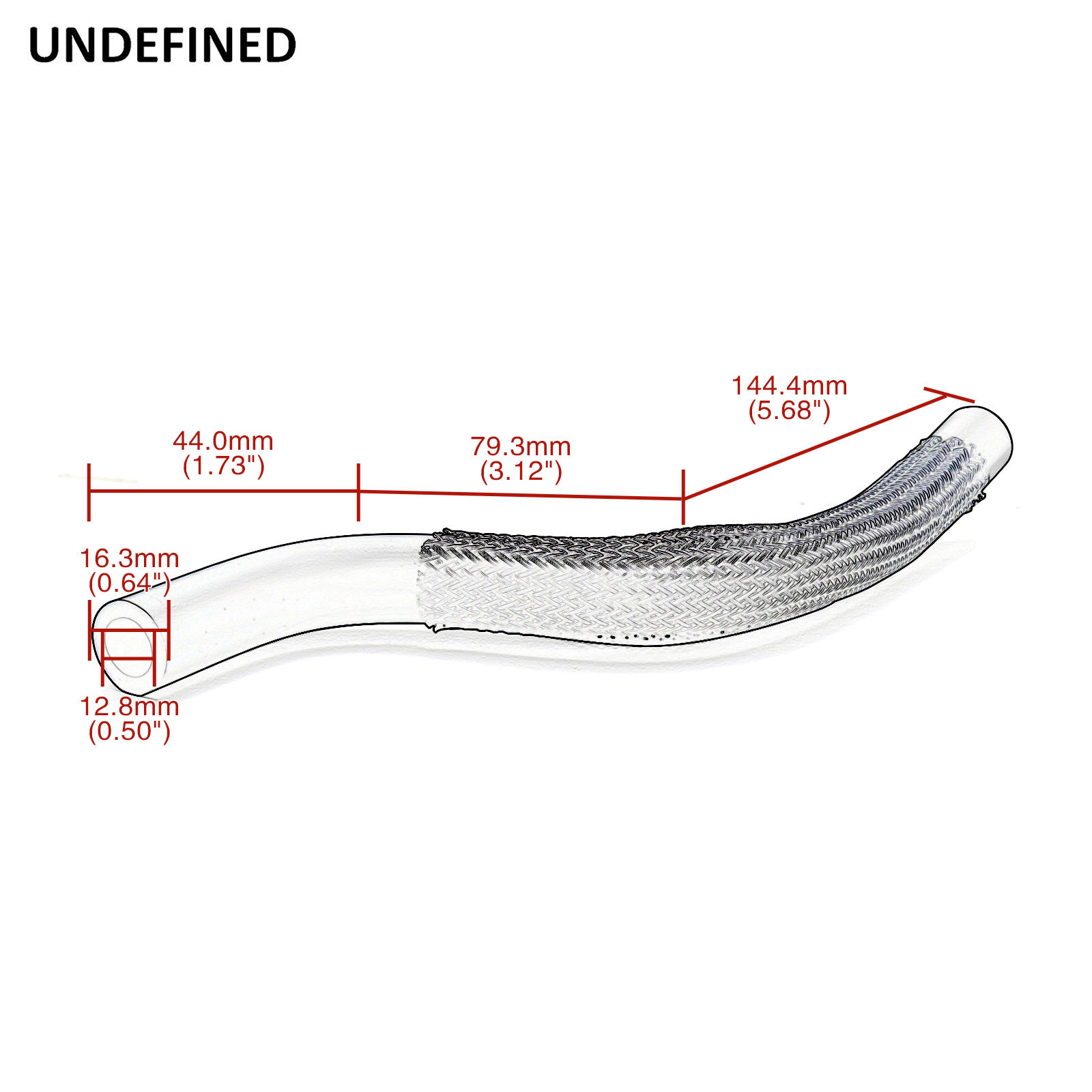 Oil Drain Tank - Tubo Flessibile per Radiatore Olio Moto,