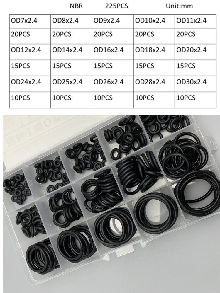 Set di O-Ring in Gomma NBR CS  - Auto Repair Cs recensione e prezzo
