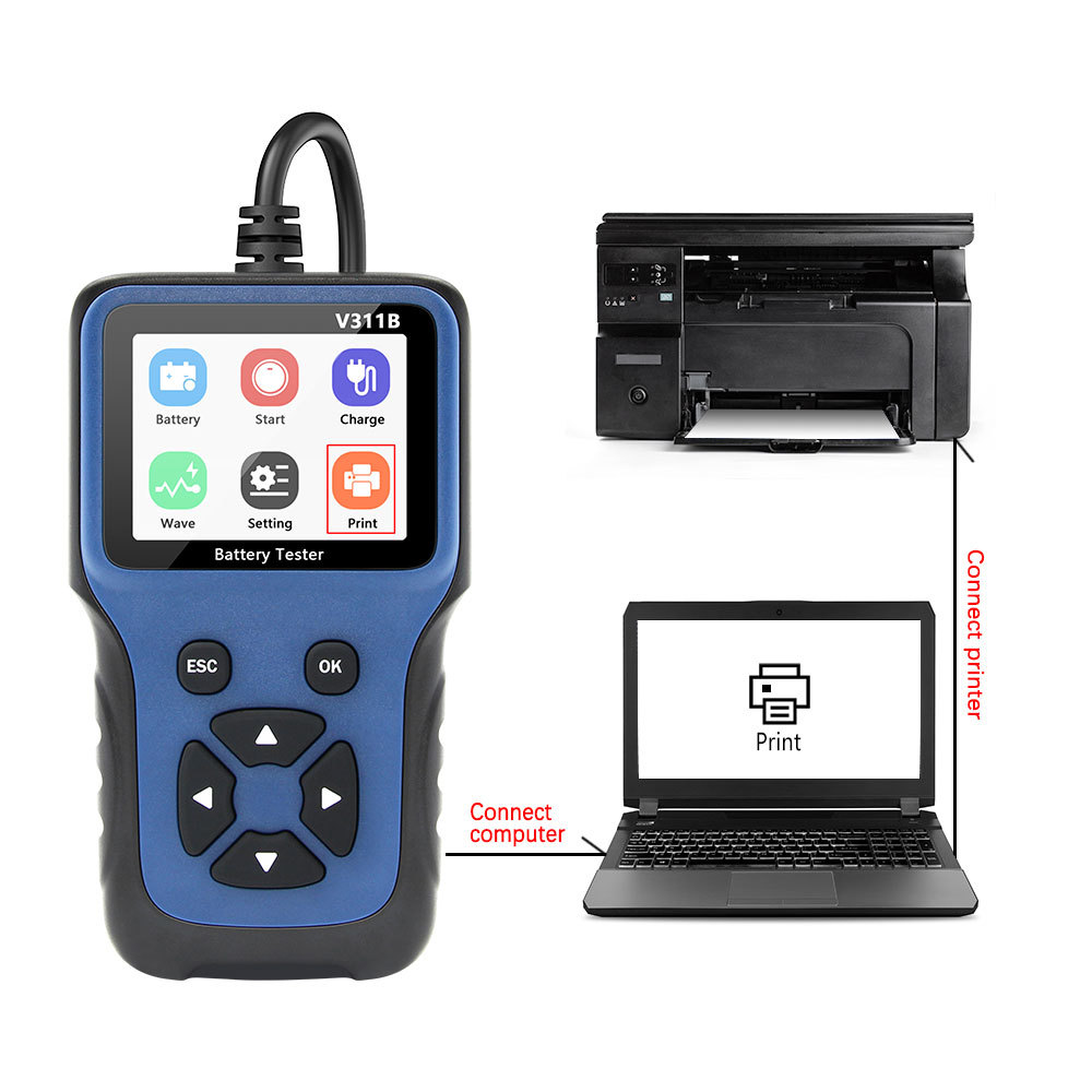 Tester Portatile V311B per Bat - Battery Load Tester recensione e prezzo