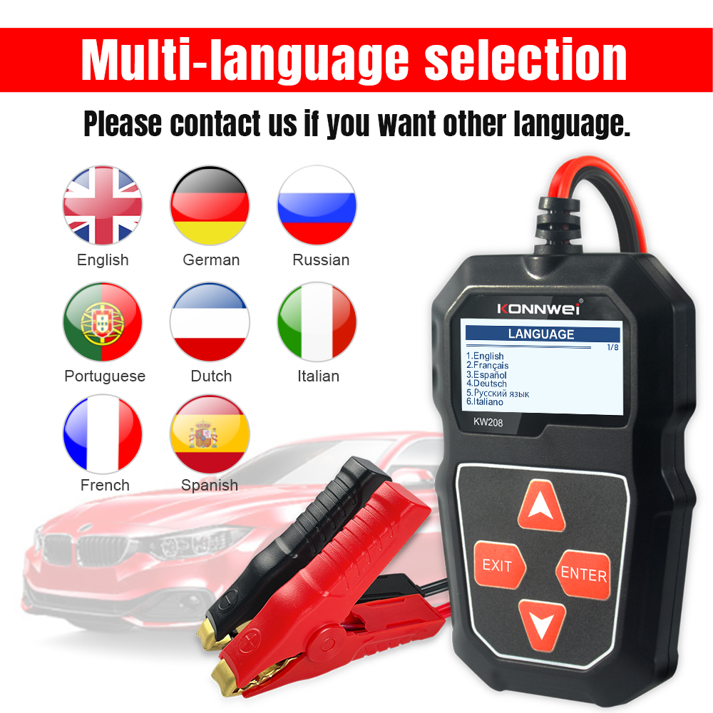 KONNWEI KW208 Tester Professio - Battery Load Tester recensione e prezzo