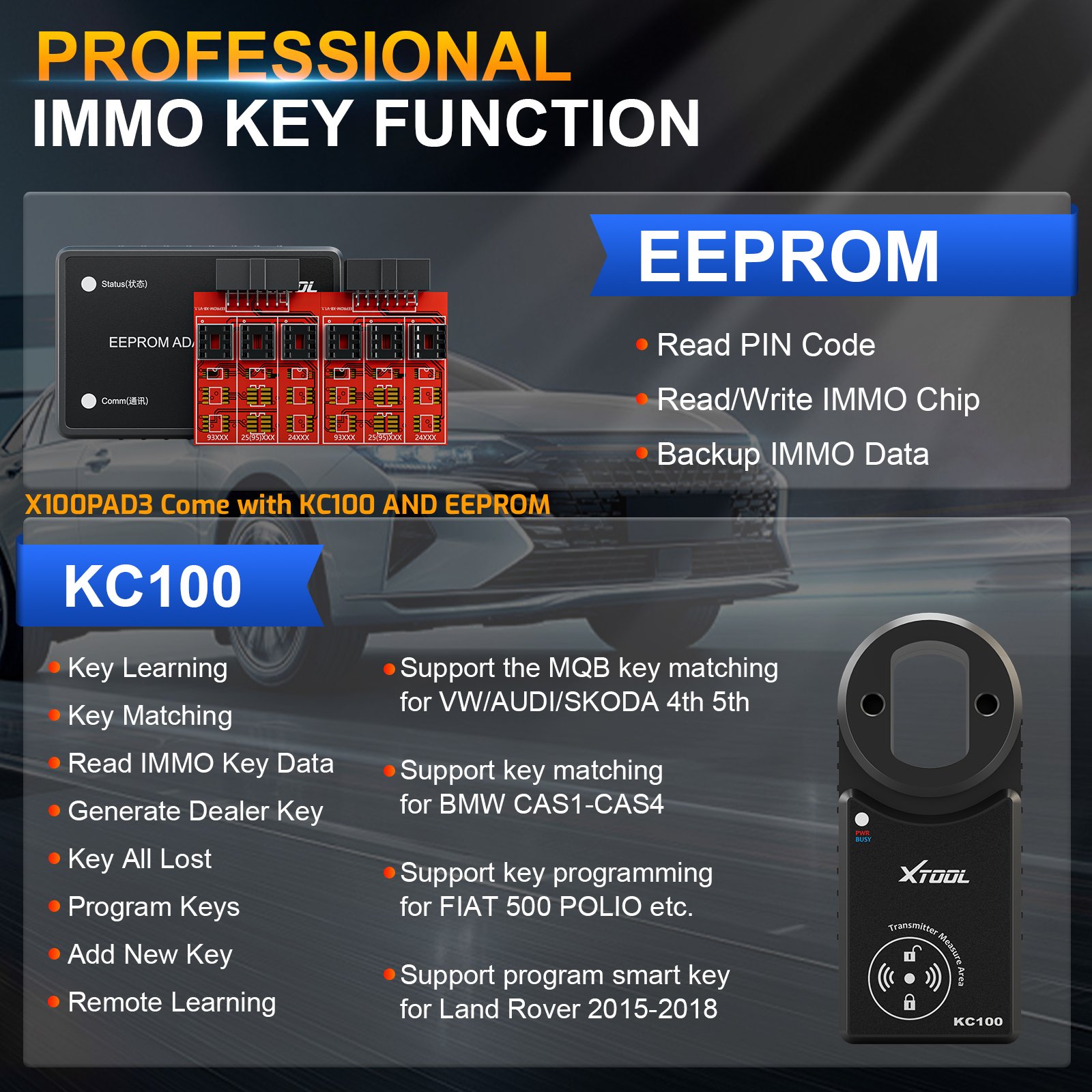 XTOOL X100 PAD3 Strumento di P - Car Diagnostic Tool recensione e prezzo